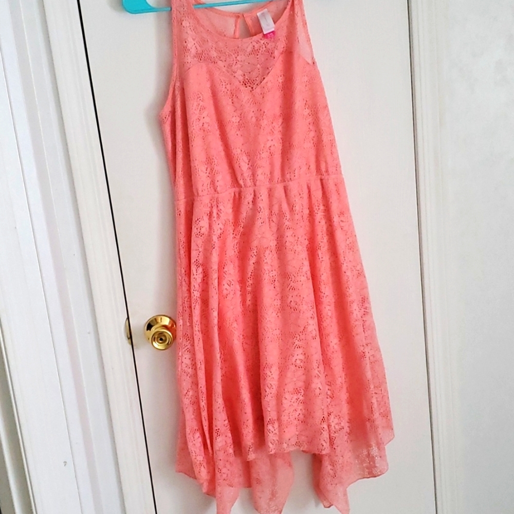 Peach dress
